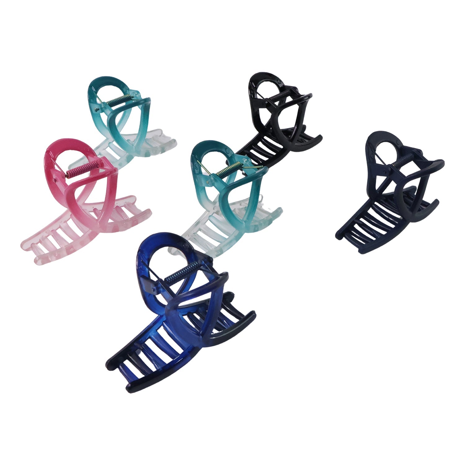 Plastic Hair Clamp Grip, Simple Matte Hair Barrette Clamp Plastic Hair Clamp Grip, Simple Matte Hair Barrette Clamp